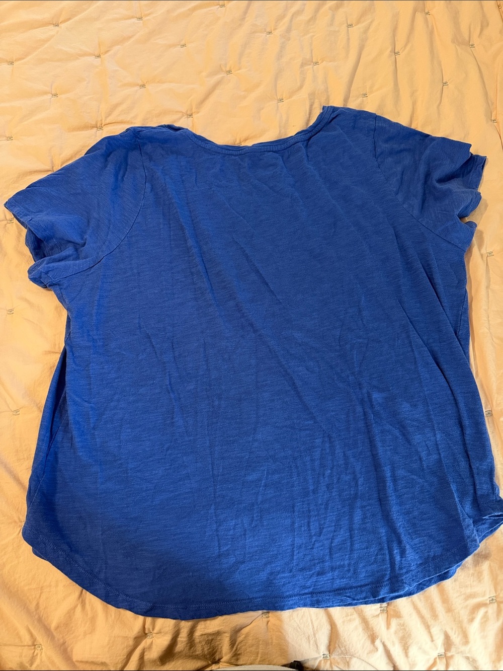 Lane Bryant Royal Blue Short Sleeve Pocket Tee - Picture 2 of 3